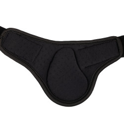 Protectores de menudillo de neopreno con cierre de velcro Equestro Negro