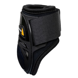 Protectores de menudillo de neopreno con cierre de velcro Equestro Negro