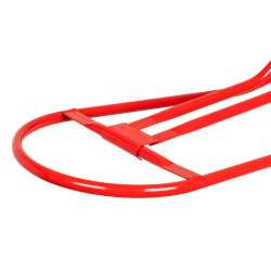 Soporte de montura mural plegable para silla inglesa Umbria Equitazione Roja Rojo