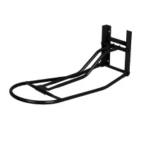 Soporte de montura mural plegable para silla inglesa Umbria Equitazione Negro