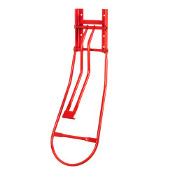 Soporte de montura mural plegable para silla inglesa Umbria Equitazione Roja Rojo