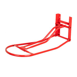Soporte de montura mural plegable para silla inglesa Umbria Equitazione Roja Rojo