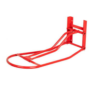 Soporte de montura mural plegable para silla inglesa Umbria Equitazione Roja Rojo