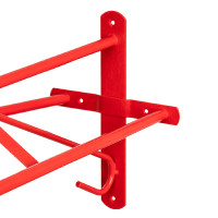 Soporte de Silla Western de Pared Fijo Umbria Equitazione Roja Rojo