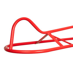 Soporte de Silla Western de Pared Fijo Umbria Equitazione Roja Rojo