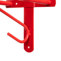 Soporte de Silla Western de Pared Fijo Umbria Equitazione Roja Rojo