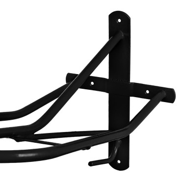Soporte de Montura Inglesa de Pared Fijo Umbria Equitazione Negro