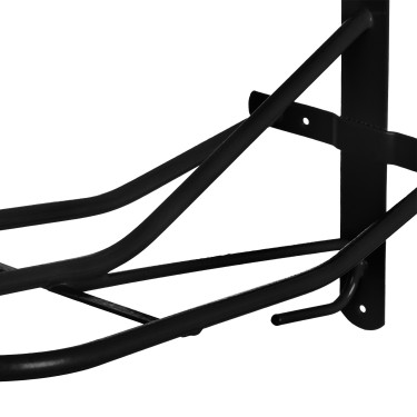 Soporte de Montura Inglesa de Pared Fijo Umbria Equitazione Negro