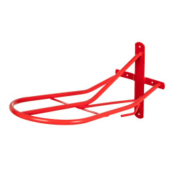 Soporte de Montura Inglesa de Pared Fijo Umbria Equitazione Roja Rojo
