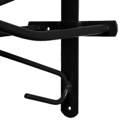 Soporte de Montura Inglesa de Pared Fijo Umbria Equitazione Negro