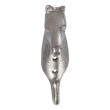 Gancho para Cabezada Cabeza de Caballo en Aluminio de Color Umbria Equitazione Gris