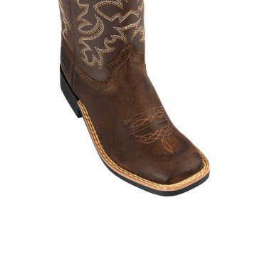 Botas Western para Niño Modelo Square Brown/Choco Pool's