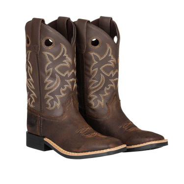 Botas Western para Niño Modelo Square Brown/Choco Pool's