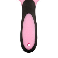 Peine para Crin y Cola con Mango Umbria Equitazione Rosa / negro Peine para Crin y Cola con Mango Umbria Equitazione Rosa / negro