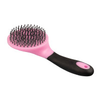 Peine para Crin y Cola con Mango Umbria Equitazione Rosa / negro Peine para Crin y Cola con Mango Umbria Equitazione Rosa / negro