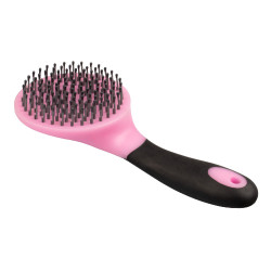 Peine para Crin y Cola con Mango Umbria Equitazione Rosa / negro