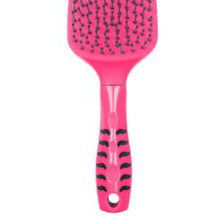 Peine para Crin y Cola con Mango Ergonómico Lima, Fucsia, Turquesa Umbria Equitazione Fucsia Rosa