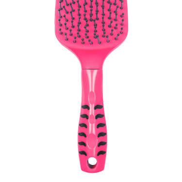 Peine para Crin y Cola con Mango Ergonómico Lima, Fucsia, Turquesa Umbria Equitazione Fucsia Rosa