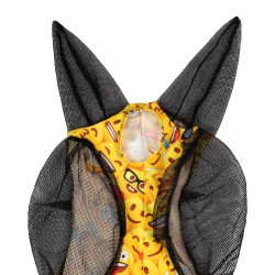 Máscara Antimoscas de Lycra con Cubre-Orejas Pro-Tech Emoticono Motifs