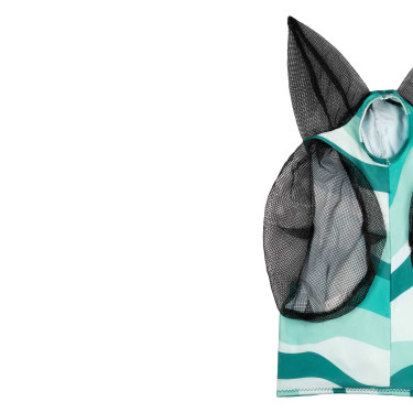 Máscara Antimoscas de Lycra con Cubre-Orejas Pro-Tech Abstracto Multicolor