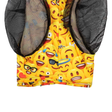 Máscara Antimoscas de Lycra con Cubre-Orejas Pro-Tech Emoticono Motifs