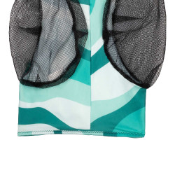 Máscara Antimoscas de Lycra con Cubre-Orejas Pro-Tech Abstracto Multicolor