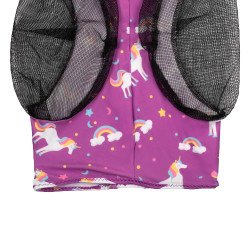 Máscara Antimoscas de Lycra con Cubre-Orejas Pro-Tech Unicornio Motifs