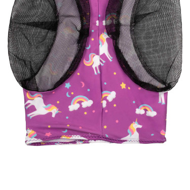 Máscara Antimoscas de Lycra con Cubre-Orejas Pro-Tech Unicornio Motifs