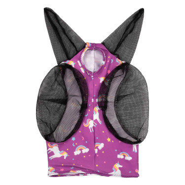 Máscara Antimoscas de Lycra con Cubre-Orejas Pro-Tech Unicornio Motifs