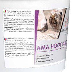 Grasa Amarilla para Cascos Ama Hoof 5L Umbria Equitazione Negro