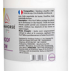 Grasa Amarilla para Cascos Ama Hoof 1L Umbria Equitazione Amarillo