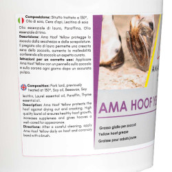 Grasa para Cascos Ama Hoof 2500 ml Umbria Equitazione Amarillo