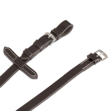 Brida Supreme con Costura de Contraste y Riendas Supreme Castaño Marr&amp;oacute;n