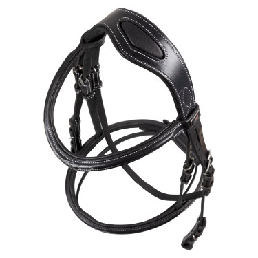 Brida Supreme con Costura de Contraste y Riendas Supreme Negro
