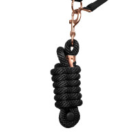 Cabezada de nailon Rose Gold Line con ramal Supreme Marino Azul marino