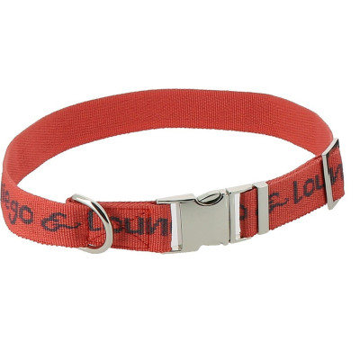 Diego & Louna Collar Nylon Coral / antracita