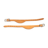 Cierre de estribos en cuero Lakota Natural Marr&amp;oacute;n