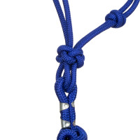 Cabezada de cuerda anudada con ramal Pool's Azúl real
