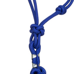 Cabezada de cuerda anudada con ramal Pool's Azúl real