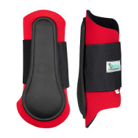Polainas de neopreno con carcasa de goma Umbria Equitazione Roja Rojo