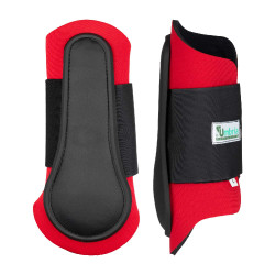 Polainas de neopreno con carcasa de goma Umbria Equitazione Roja Rojo
