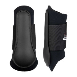 Polainas de neopreno con carcasa de goma Umbria Equitazione Negro