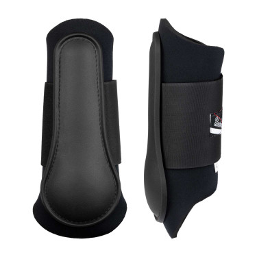 Polainas de neopreno con carcasa de goma Umbria Equitazione Negro