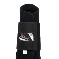 Polainas de neopreno con carcasa de goma Umbria Equitazione Negro