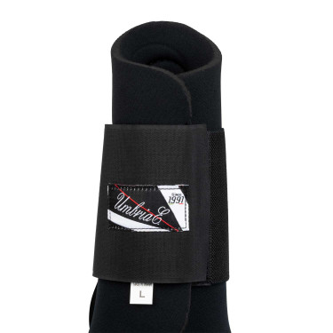 Polainas de neopreno con carcasa de goma Umbria Equitazione Negro