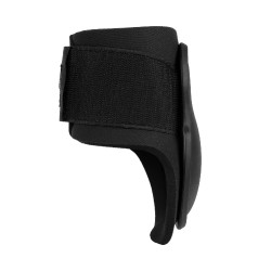 Protectores de menudillo de neopreno con carcasa de goma Umbria Equitazione Negro