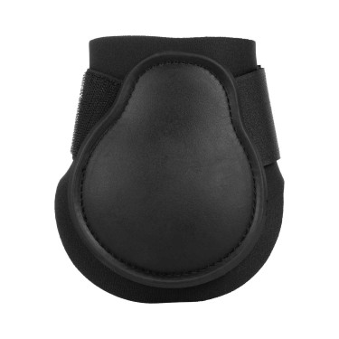 Protectores de menudillo de neopreno con carcasa de goma Umbria Equitazione Negro