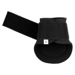 Protectores de menudillo de neopreno con carcasa de goma Umbria Equitazione Negro