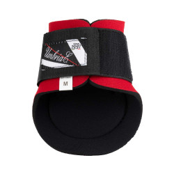 Protectores de menudillo de neopreno con carcasa de goma Umbria Equitazione Roja Rojo