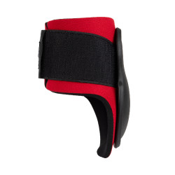 Protectores de menudillo de neopreno con carcasa de goma Umbria Equitazione Roja Rojo